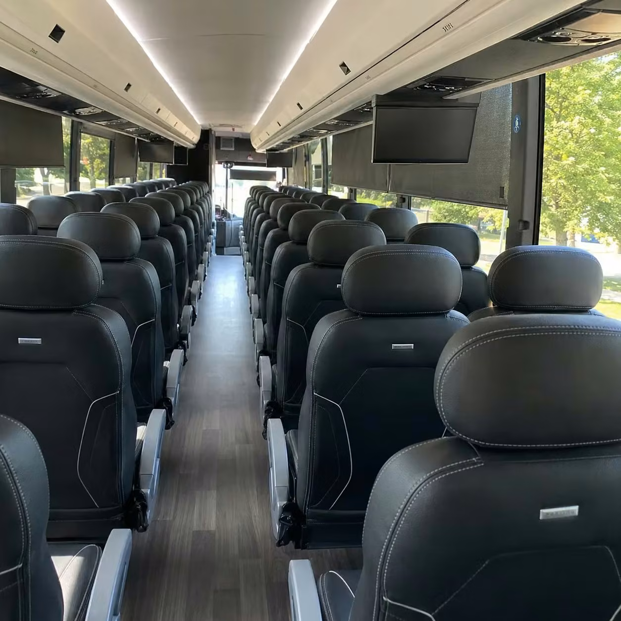 englewood charter bus interior 2
