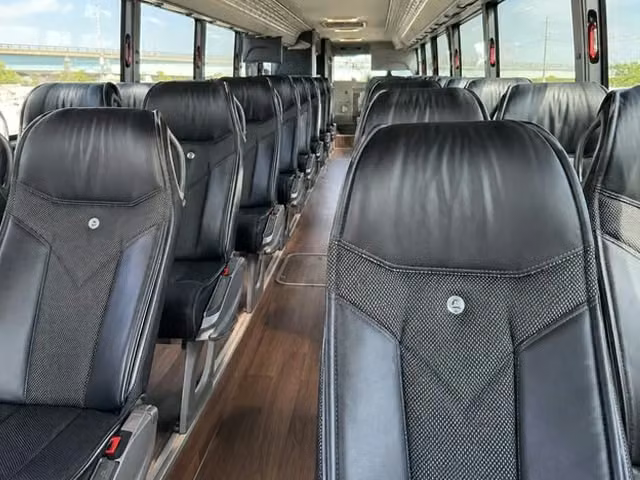 englewood charter bus interior
